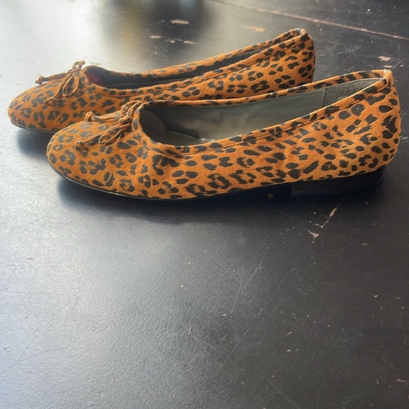 Sam & Libby leather Animal Print shoes BNWOT - Picture 2 of 6